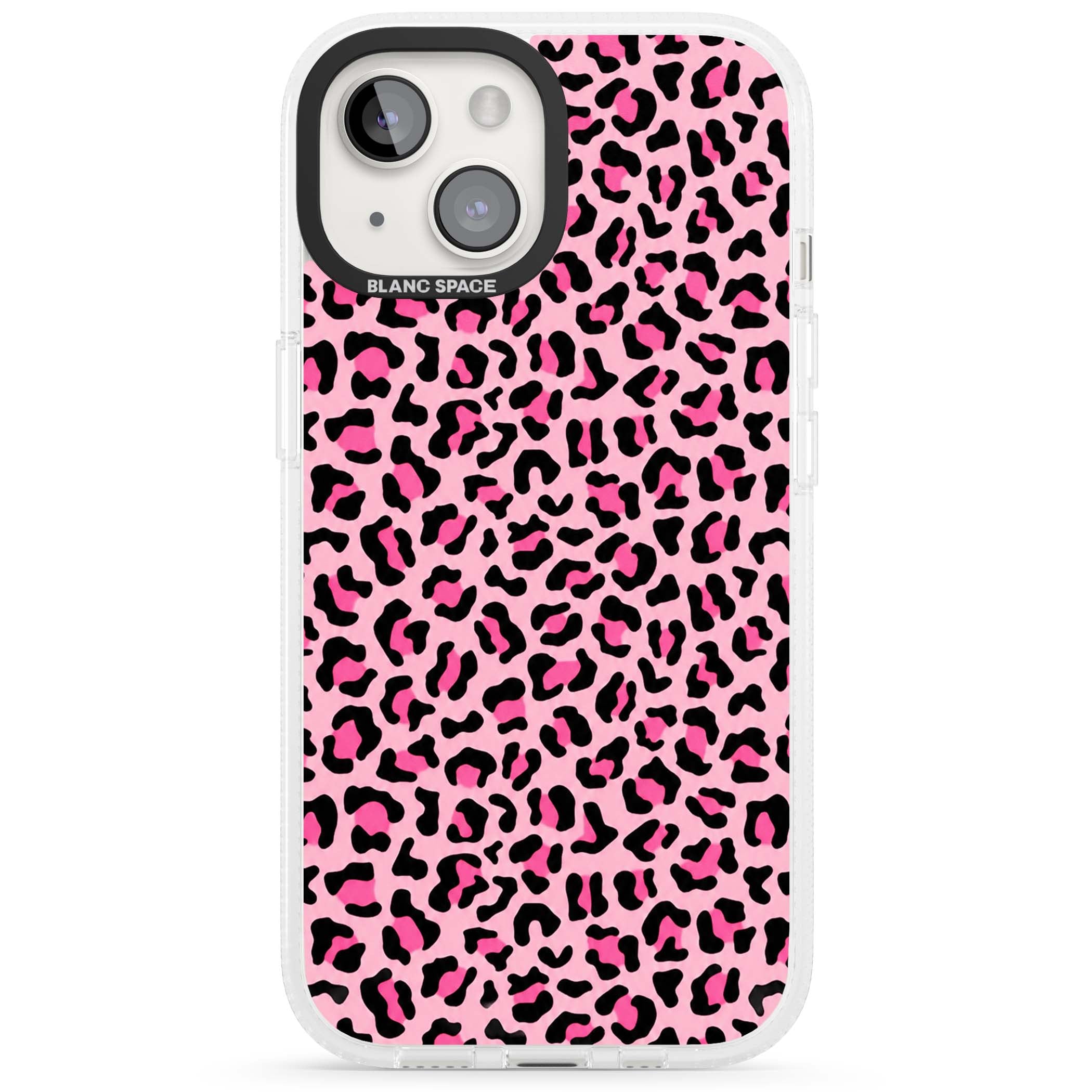 Pink Leopard baddie iPhone case | Clear Case Impact Air case for iPhone 15, iPhone 15 Plus