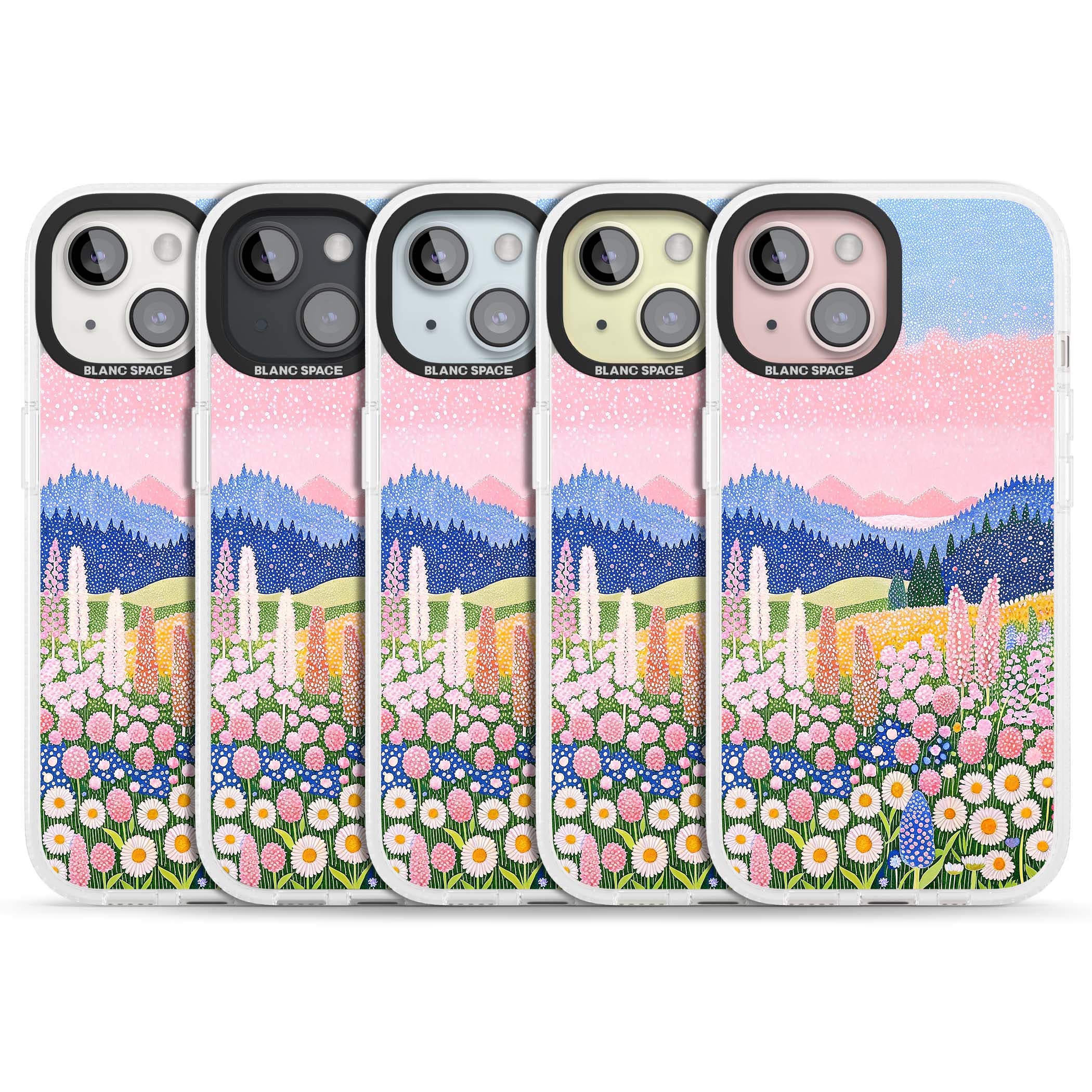 Valley Horizon cottagecore iPhone case | Clear Case Impact Air case for iPhone 15, iPhone 15 Plus