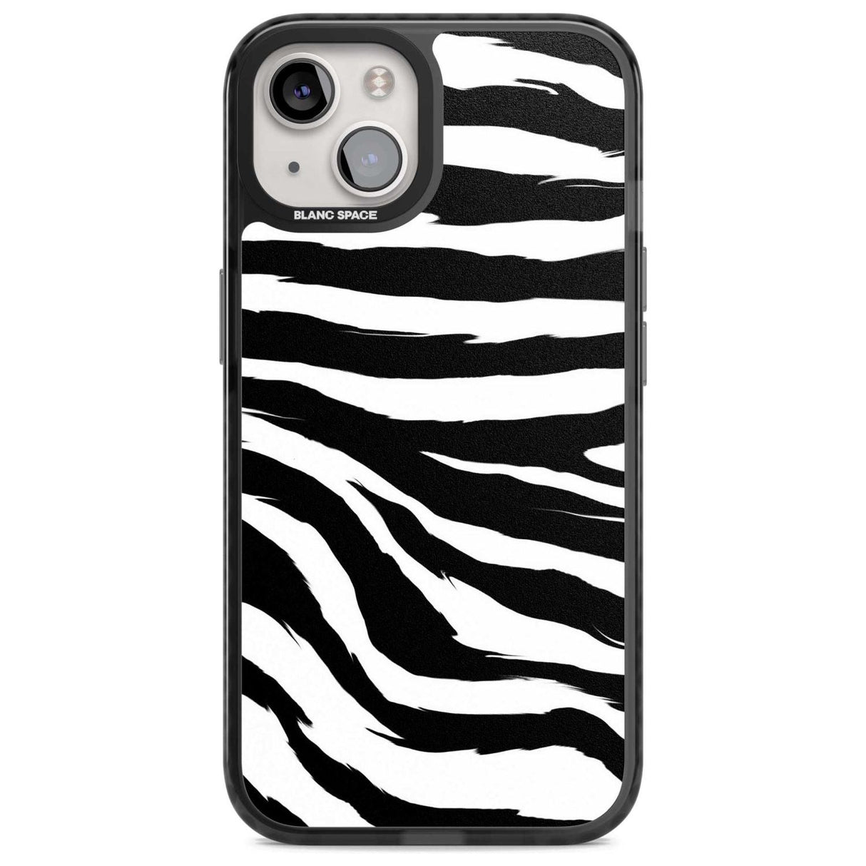 Black Zebra Print Phone Case iPhone 15 / Magsafe Black Impact Case,iPhone 15 Plus / Magsafe Black Impact Case,iPhone 13 / Magsafe Black Impact Case,iPhone 14 / Magsafe Black Impact Case,iPhone 14 Plus / Magsafe Black Impact Case Blanc Space