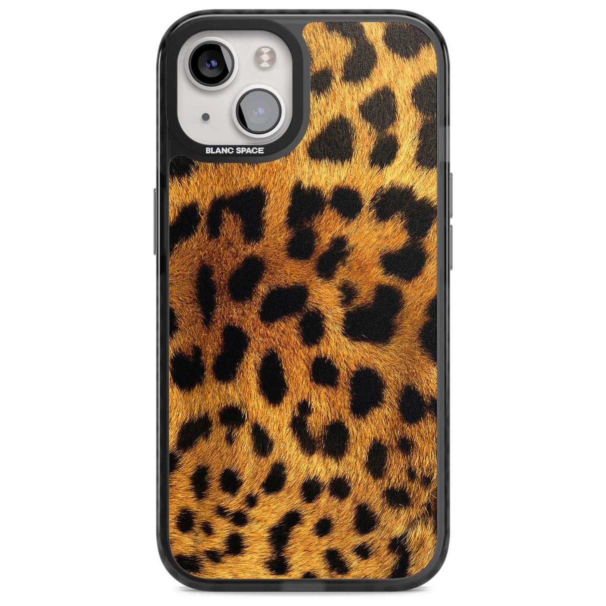 Leopard Print Phone Case iPhone 15 Plus / Magsafe Black Impact Case,iPhone 15 / Magsafe Black Impact Case Blanc Space