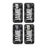 Personalised Vertical Name Black Camouflage Custom Phone Case iPhone 15 Pro Max / Black Impact Case,iPhone 15 Plus / Black Impact Case,iPhone 15 Pro / Black Impact Case,iPhone 15 / Black Impact Case,iPhone 15 Pro Max / Impact Case,iPhone 15 Plus / Impact Case,iPhone 15 Pro / Impact Case,iPhone 15 / Impact Case,iPhone 15 Pro Max / Magsafe Black Impact Case,iPhone 15 Plus / Magsafe Black Impact Case,iPhone 15 Pro / Magsafe Black Impact Case,iPhone 15 / Magsafe Black Impact Case,iPhone 14 Pro Max / Black Impac