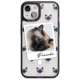 Personalised Burmese Cat Photo Custom Phone Case iPhone 15 Plus / Magsafe Black Impact Case,iPhone 15 / Magsafe Black Impact Case,iPhone 14 Plus / Magsafe Black Impact Case,iPhone 14 / Magsafe Black Impact Case,iPhone 13 / Magsafe Black Impact Case Blanc Space