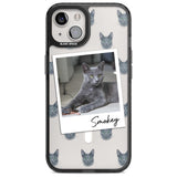 Personalised Korat Cat Photo Custom Phone Case iPhone 15 Plus / Magsafe Black Impact Case,iPhone 15 / Magsafe Black Impact Case,iPhone 14 Plus / Magsafe Black Impact Case,iPhone 14 / Magsafe Black Impact Case,iPhone 13 / Magsafe Black Impact Case Blanc Space