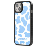 Personalised Blue and White Cow Print Custom Phone Case iPhone 15 Pro Max / Black Impact Case,iPhone 15 Plus / Black Impact Case,iPhone 15 Pro / Black Impact Case,iPhone 15 / Black Impact Case,iPhone 15 Pro Max / Impact Case,iPhone 15 Plus / Impact Case,iPhone 15 Pro / Impact Case,iPhone 15 / Impact Case,iPhone 15 Pro Max / Magsafe Black Impact Case,iPhone 15 Plus / Magsafe Black Impact Case,iPhone 15 Pro / Magsafe Black Impact Case,iPhone 15 / Magsafe Black Impact Case,iPhone 14 Pro Max / Black Impact Case