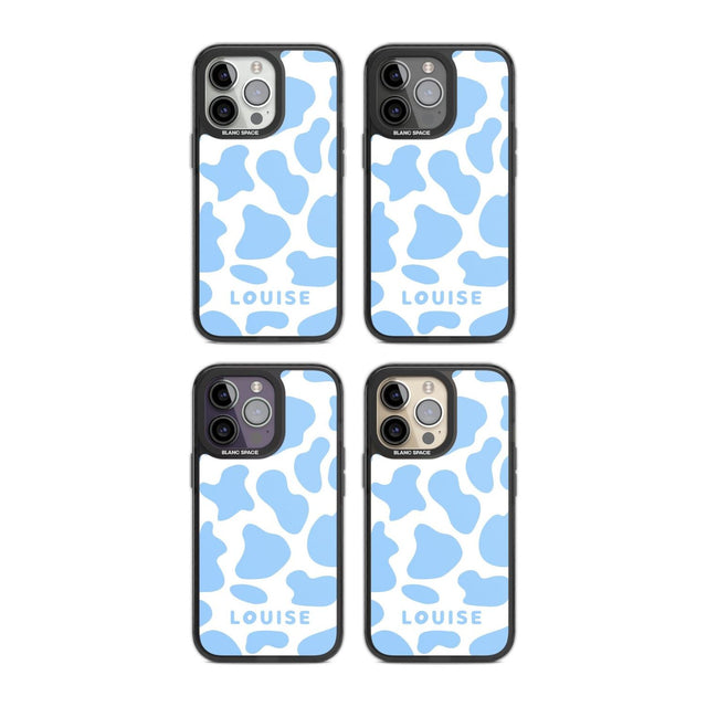 Personalised Blue and White Cow Print Custom Phone Case iPhone 15 Pro Max / Black Impact Case,iPhone 15 Plus / Black Impact Case,iPhone 15 Pro / Black Impact Case,iPhone 15 / Black Impact Case,iPhone 15 Pro Max / Impact Case,iPhone 15 Plus / Impact Case,iPhone 15 Pro / Impact Case,iPhone 15 / Impact Case,iPhone 15 Pro Max / Magsafe Black Impact Case,iPhone 15 Plus / Magsafe Black Impact Case,iPhone 15 Pro / Magsafe Black Impact Case,iPhone 15 / Magsafe Black Impact Case,iPhone 14 Pro Max / Black Impact Case