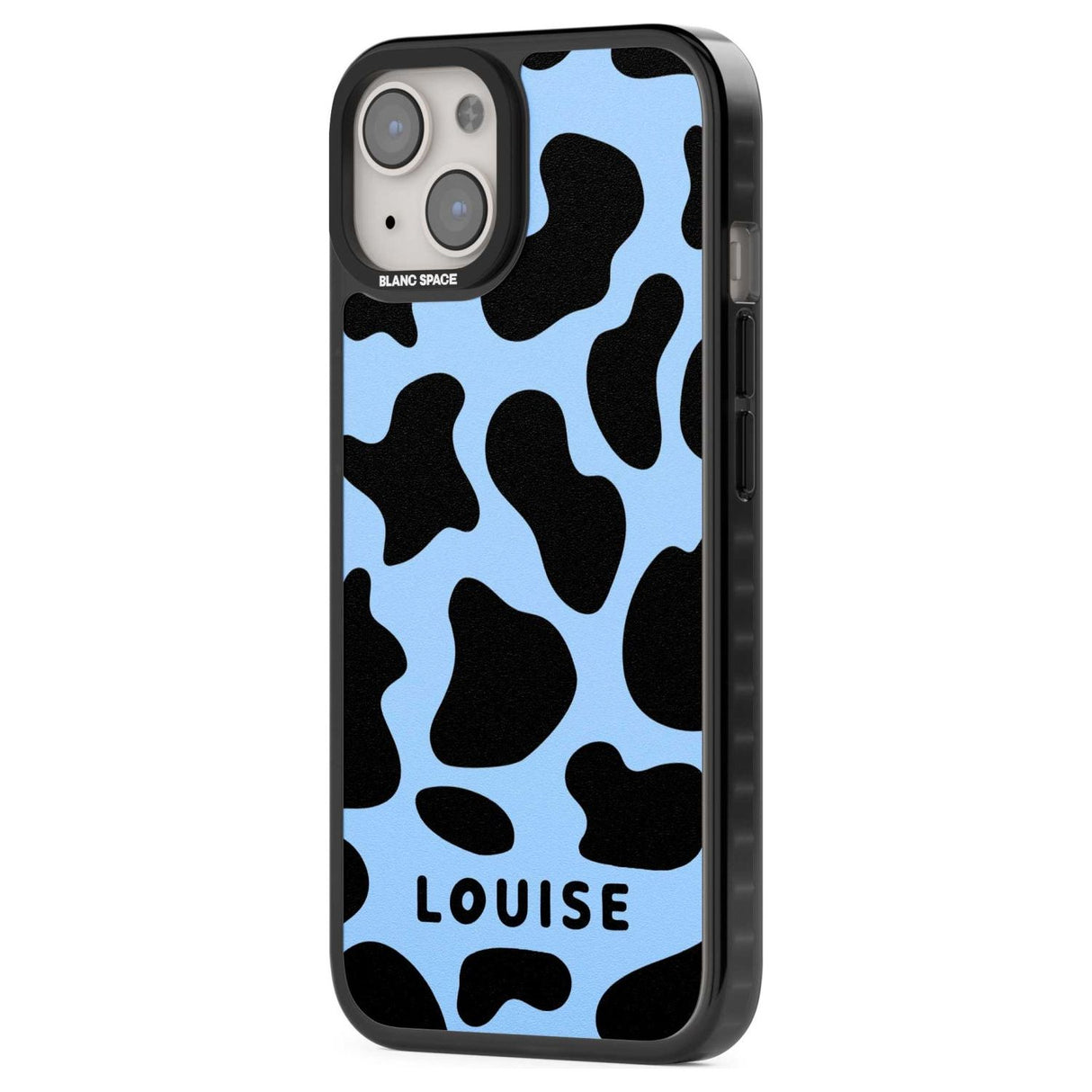 Personalised Blue and Black Cow Print Custom Phone Case iPhone 15 Pro Max / Black Impact Case,iPhone 15 Plus / Black Impact Case,iPhone 15 Pro / Black Impact Case,iPhone 15 / Black Impact Case,iPhone 15 Pro Max / Impact Case,iPhone 15 Plus / Impact Case,iPhone 15 Pro / Impact Case,iPhone 15 / Impact Case,iPhone 15 Pro Max / Magsafe Black Impact Case,iPhone 15 Plus / Magsafe Black Impact Case,iPhone 15 Pro / Magsafe Black Impact Case,iPhone 15 / Magsafe Black Impact Case,iPhone 14 Pro Max / Black Impact Case