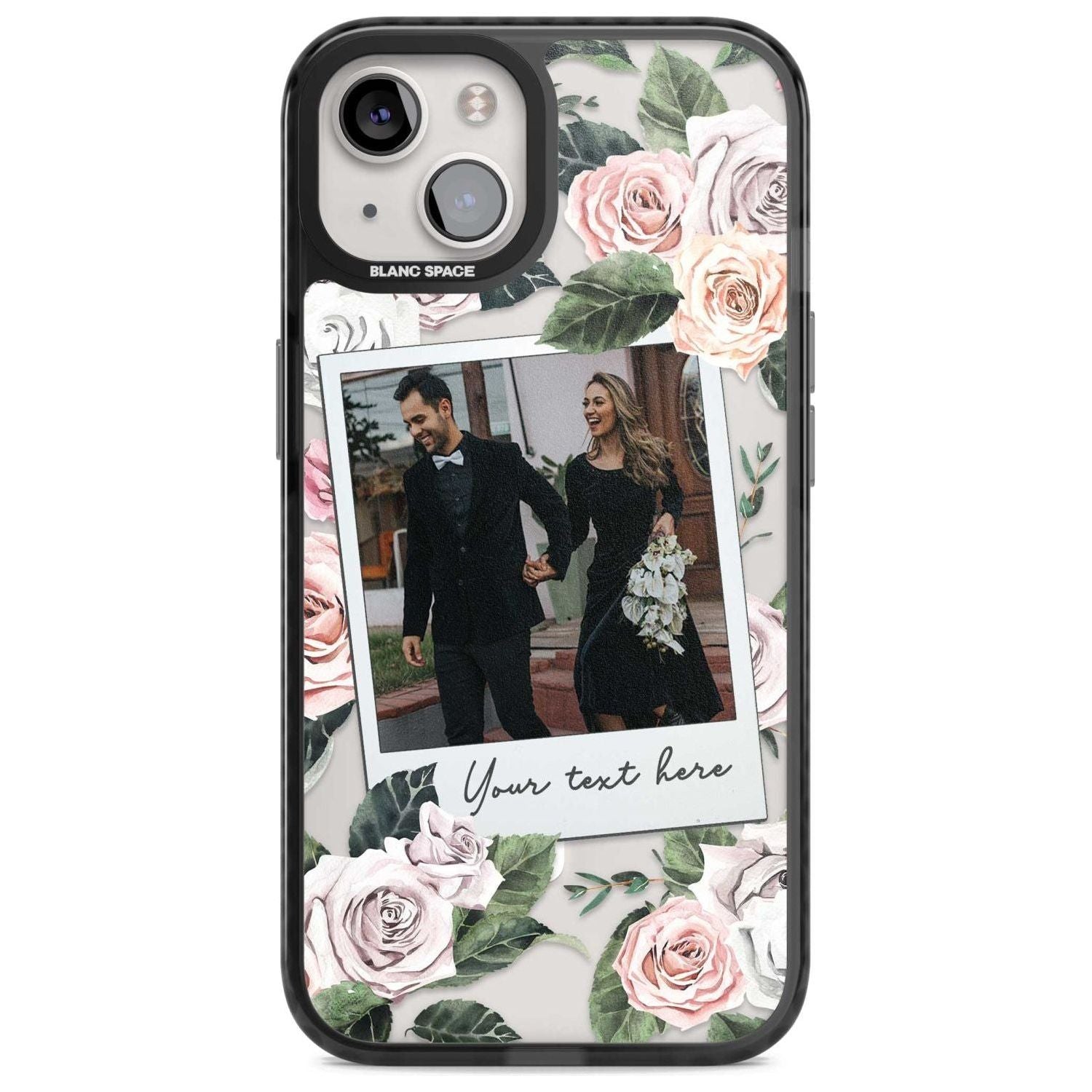 Personalised Floral Instant Film Photo