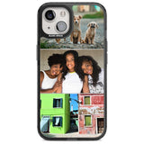 Personalised 3 Photo Grid Custom Phone Case iPhone 15 Plus / Magsafe Black Impact Case,iPhone 15 / Magsafe Black Impact Case,iPhone 14 Plus / Magsafe Black Impact Case,iPhone 14 / Magsafe Black Impact Case,iPhone 13 / Magsafe Black Impact Case Blanc Space