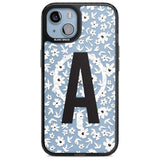 Personalised Floral Pattern Personalised Custom Phone Case iPhone 15 Plus / Magsafe Black Impact Case,iPhone 15 / Magsafe Black Impact Case,iPhone 14 Plus / Magsafe Black Impact Case,iPhone 14 / Magsafe Black Impact Case,iPhone 13 / Magsafe Black Impact Case Blanc Space