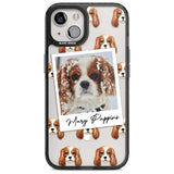 Personalised Cavalier King Charles - Dog Photo Custom Phone Case iPhone 15 Plus / Magsafe Black Impact Case,iPhone 15 / Magsafe Black Impact Case,iPhone 14 Plus / Magsafe Black Impact Case,iPhone 14 / Magsafe Black Impact Case,iPhone 13 / Magsafe Black Impact Case Blanc Space