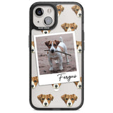 Personalised Jack Russell - Dog Photo Custom Phone Case iPhone 15 Plus / Magsafe Black Impact Case,iPhone 15 / Magsafe Black Impact Case,iPhone 14 Plus / Magsafe Black Impact Case,iPhone 14 / Magsafe Black Impact Case,iPhone 13 / Magsafe Black Impact Case Blanc Space