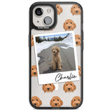 Personalised Personalised Golden Doodle - Dog Photo Custom Phone Case iPhone 15 Plus / Magsafe Black Impact Case,iPhone 15 / Magsafe Black Impact Case,iPhone 14 Plus / Magsafe Black Impact Case,iPhone 14 / Magsafe Black Impact Case,iPhone 13 / Magsafe Black Impact Case Blanc Space