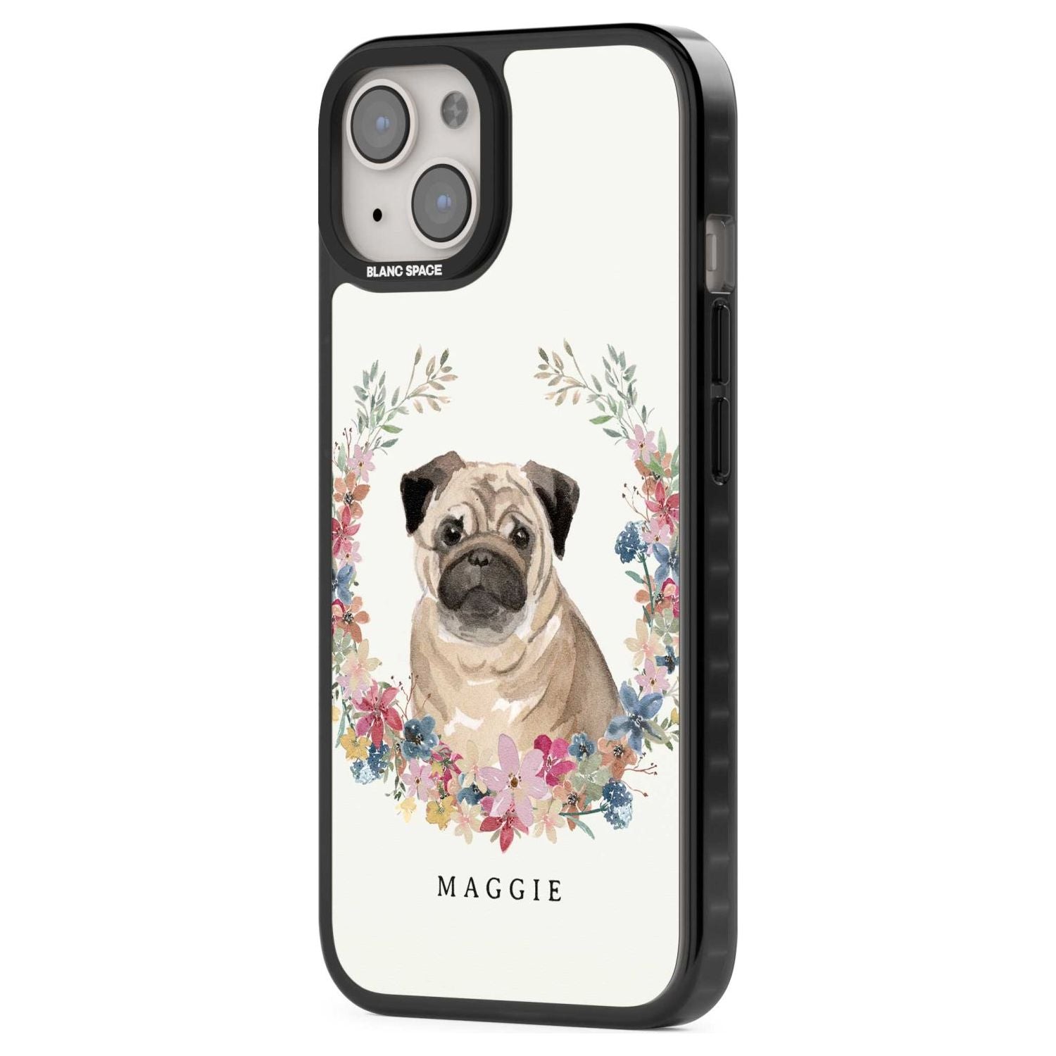 Personalised Pug - Watercolour Dog Portrait