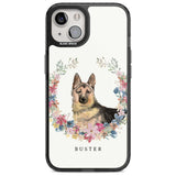 Personalised German Shepherd - Watercolour Dog Portrait Custom Phone Case iPhone 15 Plus / Magsafe Black Impact Case,iPhone 15 / Magsafe Black Impact Case,iPhone 14 Plus / Magsafe Black Impact Case,iPhone 14 / Magsafe Black Impact Case,iPhone 13 / Magsafe Black Impact Case Blanc Space