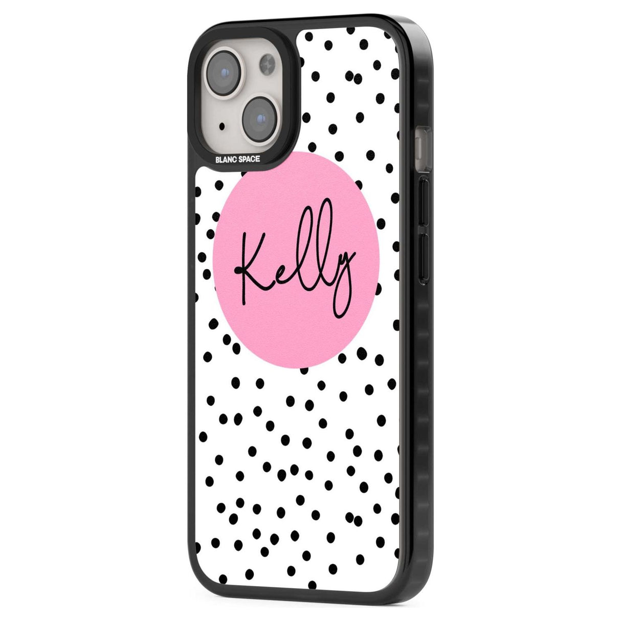 Personalised Pink Circle & Dots Custom Phone Case iPhone 15 Pro Max / Black Impact Case,iPhone 15 Plus / Black Impact Case,iPhone 15 Pro / Black Impact Case,iPhone 15 / Black Impact Case,iPhone 15 Pro Max / Impact Case,iPhone 15 Plus / Impact Case,iPhone 15 Pro / Impact Case,iPhone 15 / Impact Case,iPhone 15 Pro Max / Magsafe Black Impact Case,iPhone 15 Plus / Magsafe Black Impact Case,iPhone 15 Pro / Magsafe Black Impact Case,iPhone 15 / Magsafe Black Impact Case,iPhone 14 Pro Max / Black Impact Case,iPhon