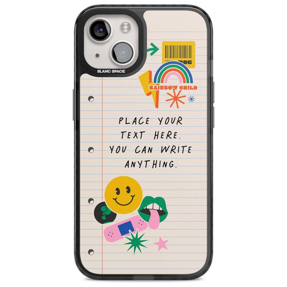 Personalised Nostalgia Sticker Mix #1 Custom Phone Case iPhone 15 Plus / Magsafe Black Impact Case,iPhone 15 / Magsafe Black Impact Case,iPhone 14 Plus / Magsafe Black Impact Case,iPhone 14 / Magsafe Black Impact Case,iPhone 13 / Magsafe Black Impact Case Blanc Space