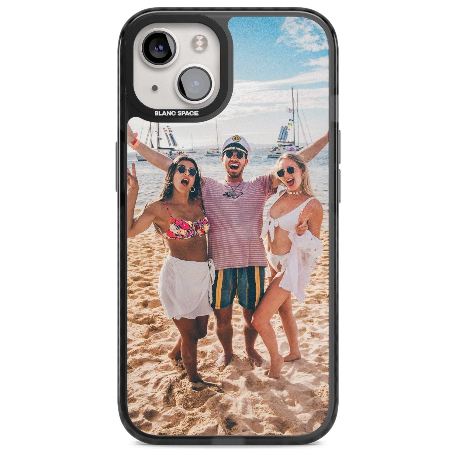 Personalised Photo Custom Phone Case iPhone 15 Plus / Magsafe Blac