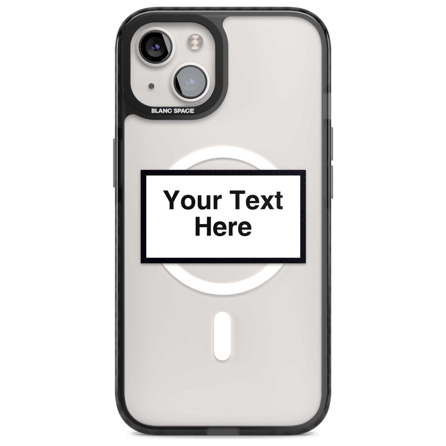 Personalised Create your own Warning Label Custom Phone Case iPhone 15 Plus / Magsafe Black Impact Case,iPhone 15 / Magsafe Black Impact Case,iPhone 14 Plus / Magsafe Black Impact Case,iPhone 14 / Magsafe Black Impact Case,iPhone 13 / Magsafe Black Impact Case Blanc Space