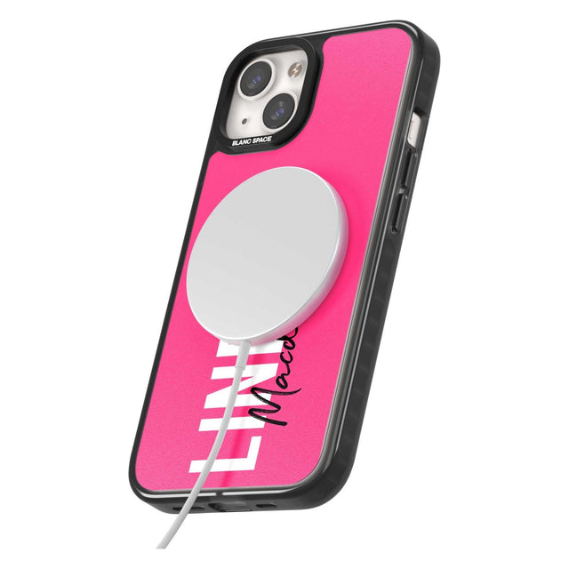 Personalised Bold Name: Pink Custom Phone Case iPhone 15 Pro Max / Black Impact Case,iPhone 15 Plus / Black Impact Case,iPhone 15 Pro / Black Impact Case,iPhone 15 / Black Impact Case,iPhone 15 Pro Max / Impact Case,iPhone 15 Plus / Impact Case,iPhone 15 Pro / Impact Case,iPhone 15 / Impact Case,iPhone 15 Pro Max / Magsafe Black Impact Case,iPhone 15 Plus / Magsafe Black Impact Case,iPhone 15 Pro / Magsafe Black Impact Case,iPhone 15 / Magsafe Black Impact Case,iPhone 14 Pro Max / Black Impact Case,iPhone 1