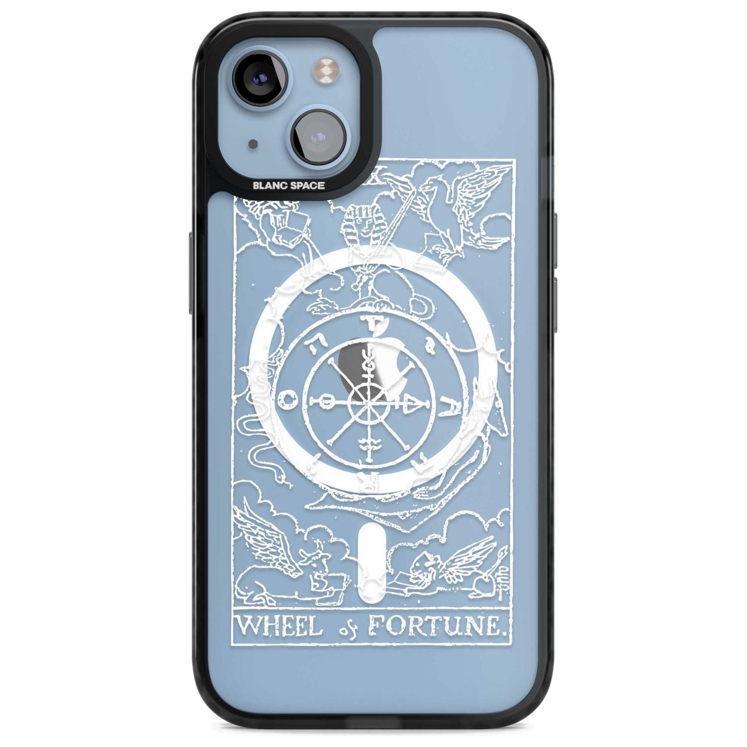 Personalised Wheel of Fortune Tarot Card - White Transparent