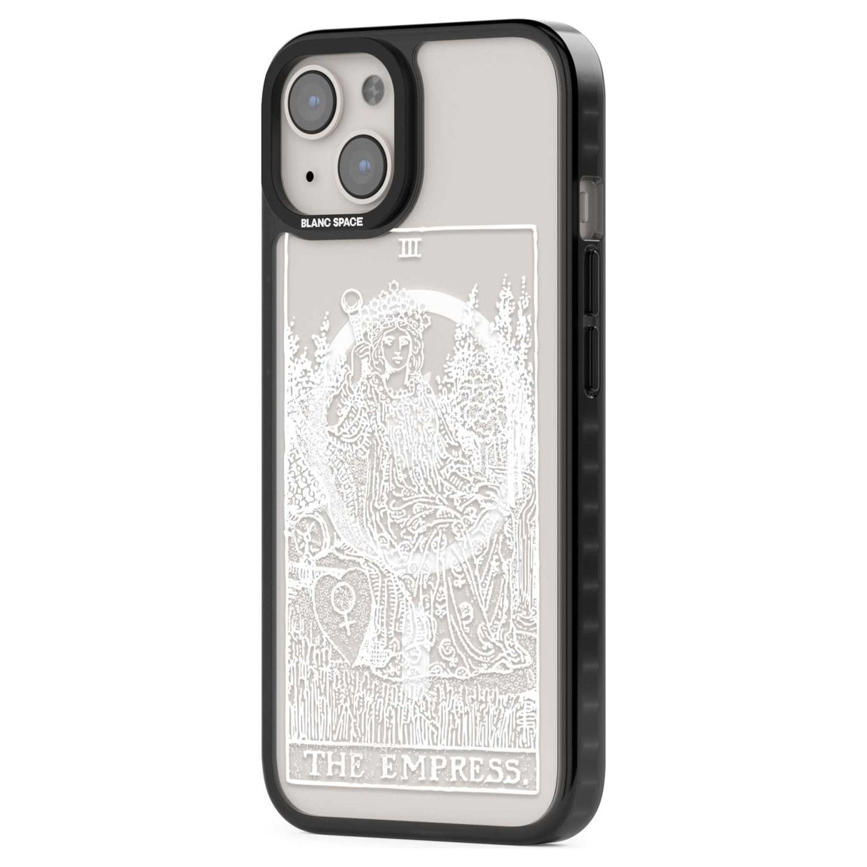 Personalised The Empress Tarot Card - White Transparent Custom Phone Case iPhone 15 Pro Max / Black Impact Case,iPhone 15 Plus / Black Impact Case,iPhone 15 Pro / Black Impact Case,iPhone 15 / Black Impact Case,iPhone 15 Pro Max / Impact Case,iPhone 15 Plus / Impact Case,iPhone 15 Pro / Impact Case,iPhone 15 / Impact Case,iPhone 15 Pro Max / Magsafe Black Impact Case,iPhone 15 Plus / Magsafe Black Impact Case,iPhone 15 Pro / Magsafe Black Impact Case,iPhone 15 / Magsafe Black Impact Case,iPhone 14 Pro Max /