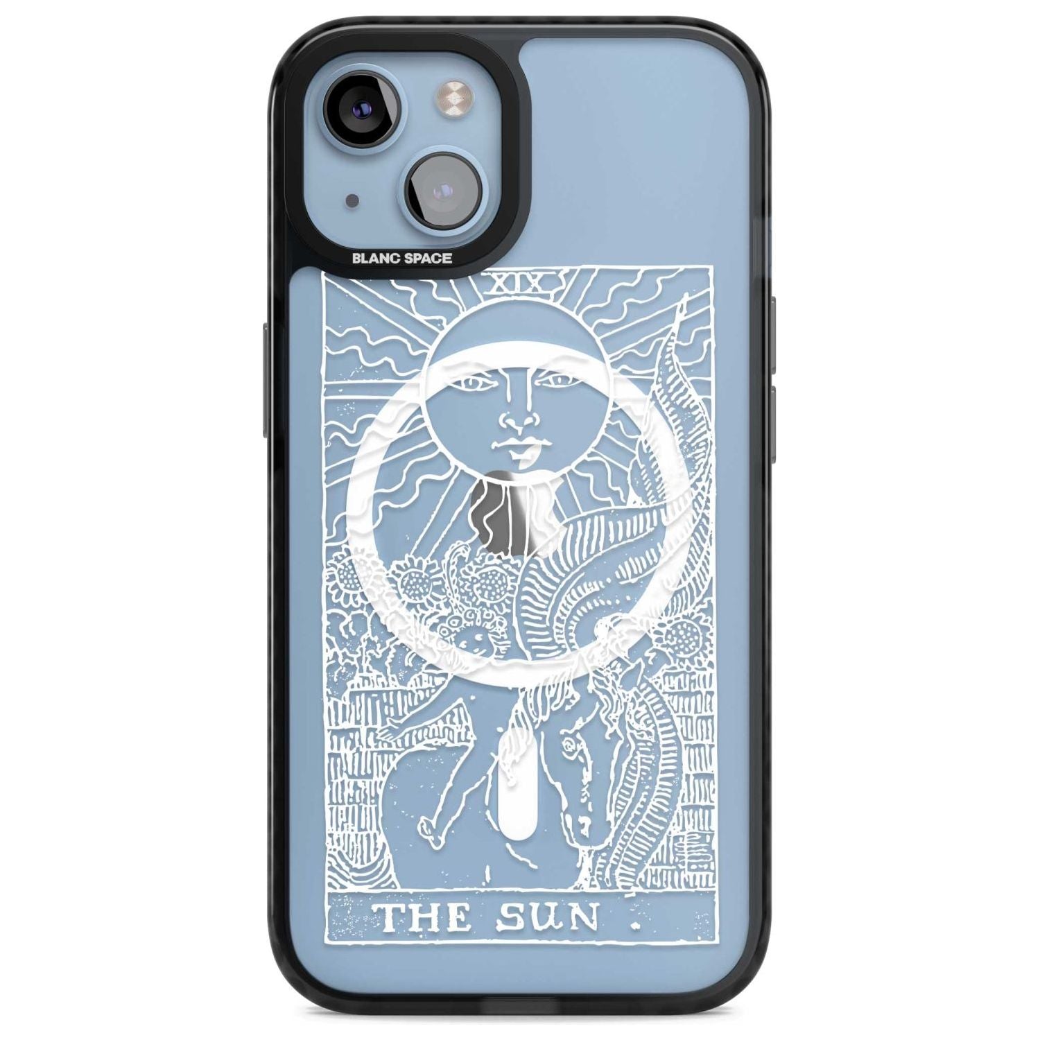 Personalised The Sun Tarot Card - White Transparent