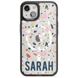 Personalised Terrazzo Custom Phone Case iPhone 15 Plus / Magsafe Black Impact Case,iPhone 15 / Magsafe Black Impact Case,iPhone 14 Plus / Magsafe Black Impact Case,iPhone 14 / Magsafe Black Impact Case,iPhone 13 / Magsafe Black Impact Case Blanc Space