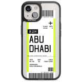 Personalised Abu Dhabi Boarding Pass Custom Phone Case iPhone 15 Plus / Magsafe Black Impact Case,iPhone 15 / Magsafe Black Impact Case,iPhone 14 Plus / Magsafe Black Impact Case,iPhone 14 / Magsafe Black Impact Case,iPhone 13 / Magsafe Black Impact Case Blanc Space