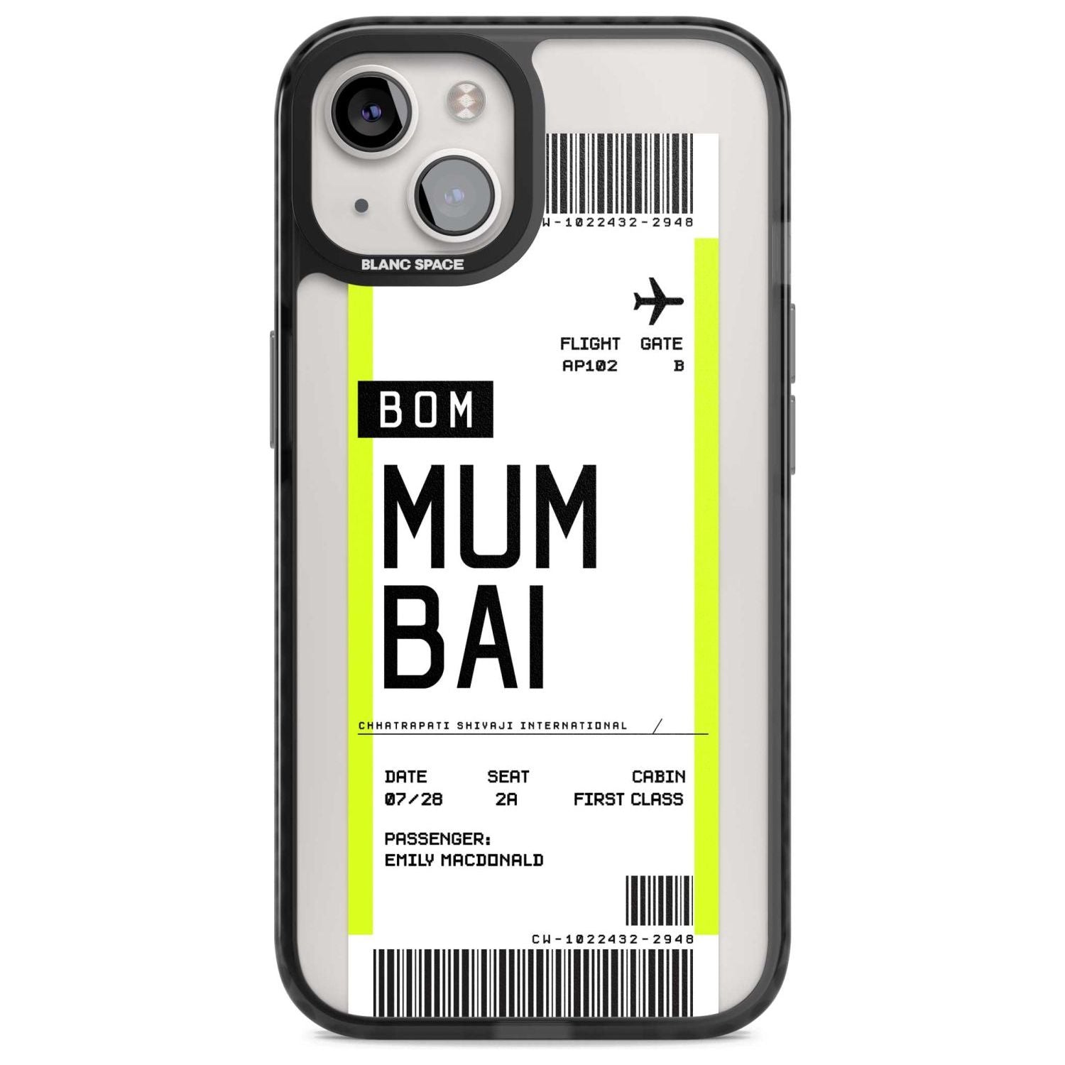 Personalised Mumbai Boarding Pass