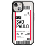 Personalised São Paulo Boarding Pass Custom Phone Case iPhone 15 Plus / Magsafe Black Impact Case,iPhone 15 / Magsafe Black Impact Case,iPhone 14 Plus / Magsafe Black Impact Case,iPhone 14 / Magsafe Black Impact Case,iPhone 13 / Magsafe Black Impact Case Blanc Space