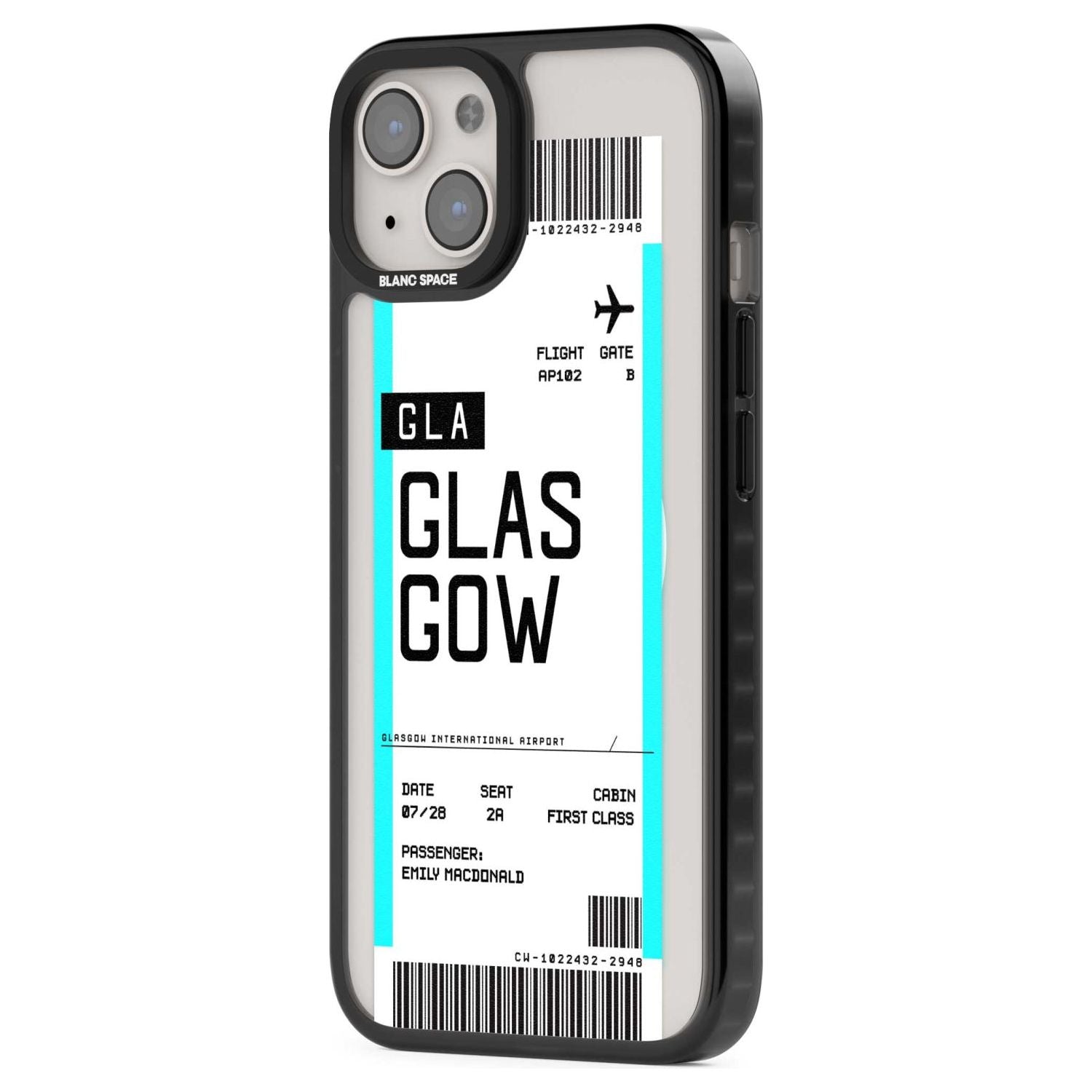 Personalised Glasgow Boarding Pass