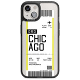 Personalised Chicago Boarding Pass Custom Phone Case iPhone 15 Plus / Magsafe Black Impact Case,iPhone 15 / Magsafe Black Impact Case,iPhone 14 Plus / Magsafe Black Impact Case,iPhone 14 / Magsafe Black Impact Case,iPhone 13 / Magsafe Black Impact Case Blanc Space