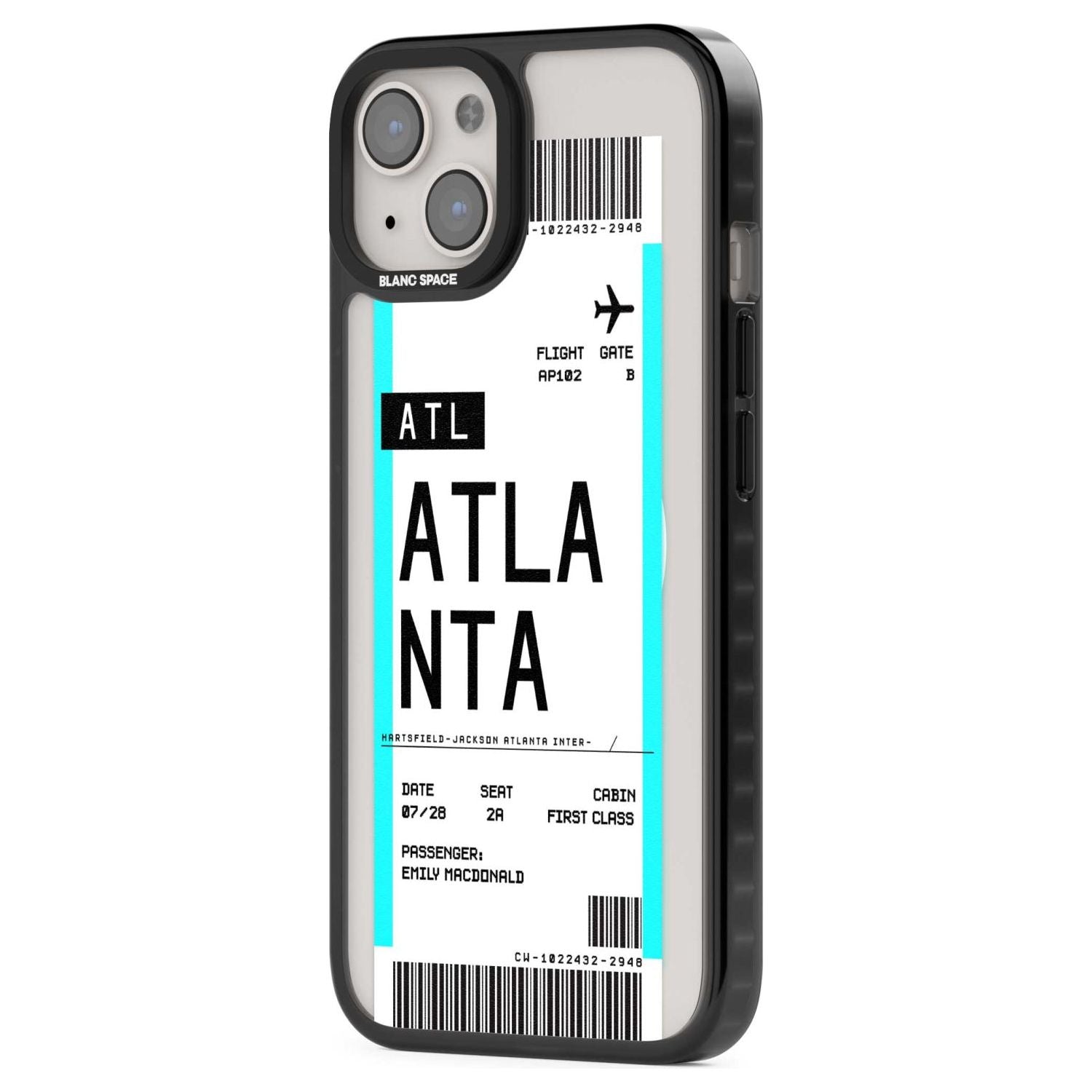 Personalised Atlanta Boarding Pass