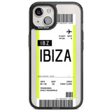 Personalised Ibiza Boarding Pass Custom Phone Case iPhone 15 Plus / Magsafe Black Impact Case,iPhone 15 / Magsafe Black Impact Case,iPhone 14 Plus / Magsafe Black Impact Case,iPhone 14 / Magsafe Black Impact Case,iPhone 13 / Magsafe Black Impact Case Blanc Space