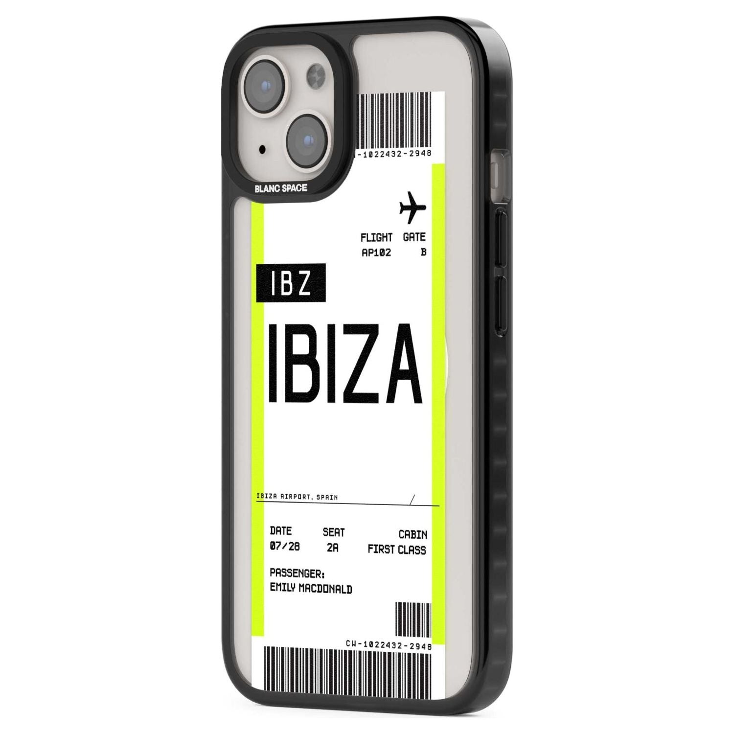 Personalised Ibiza Boarding Pass
