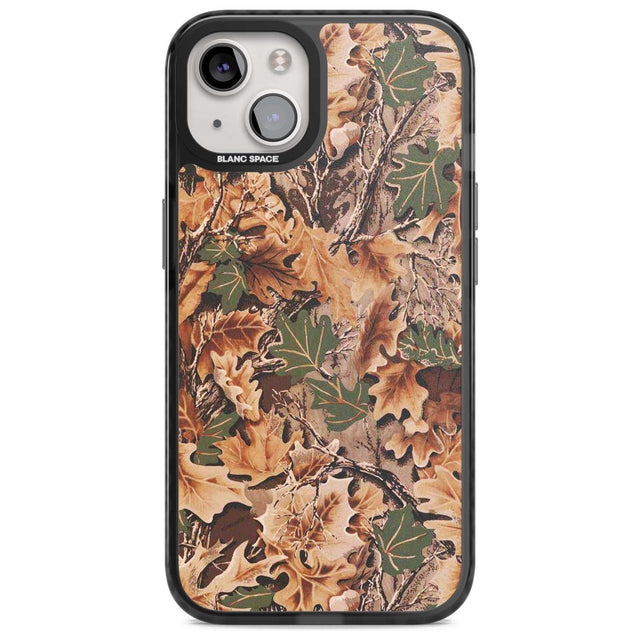 Leaves Camo Phone Case iPhone 15 Plus / Magsafe Black Impact Case,iPhone 15 / Magsafe Black Impact Case,iPhone 14 Plus / Magsafe Black Impact Case,iPhone 14 / Magsafe Black Impact Case,iPhone 13 / Magsafe Black Impact Case Blanc Space