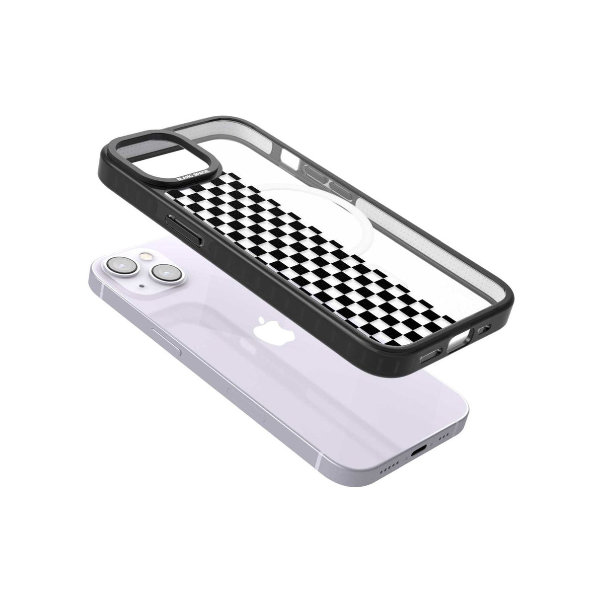 Checker: Half Black Check on Clear Phone Case iPhone 15 Pro Max / Black Impact Case,iPhone 15 Plus / Black Impact Case,iPhone 15 Pro / Black Impact Case,iPhone 15 / Black Impact Case,iPhone 15 Pro Max / Impact Case,iPhone 15 Plus / Impact Case,iPhone 15 Pro / Impact Case,iPhone 15 / Impact Case,iPhone 15 Pro Max / Magsafe Black Impact Case,iPhone 15 Plus / Magsafe Black Impact Case,iPhone 15 Pro / Magsafe Black Impact Case,iPhone 15 / Magsafe Black Impact Case,iPhone 14 Pro Max / Black Impact Case,iPhone 14