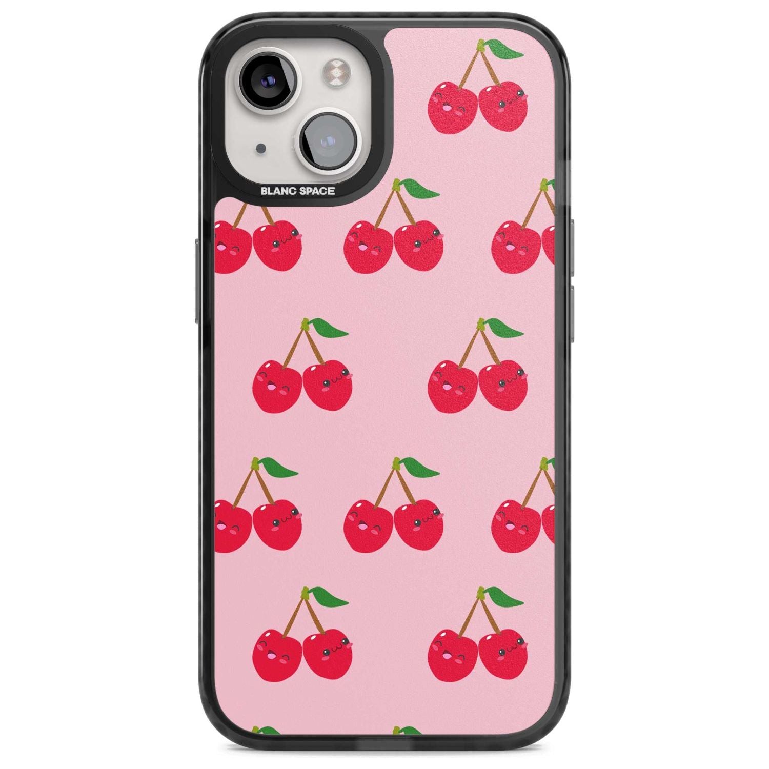 Cheeky Cherry Phone Case iPhone 15 / Magsafe Black Impact Case,iPhone 15 Plus / Magsafe Black Impact Case,iPhone 13 / Magsafe Black Impact Case,iPhone 14 / Magsafe Black Impact Case,iPhone 14 Plus / Magsafe Black Impact Case Blanc Space