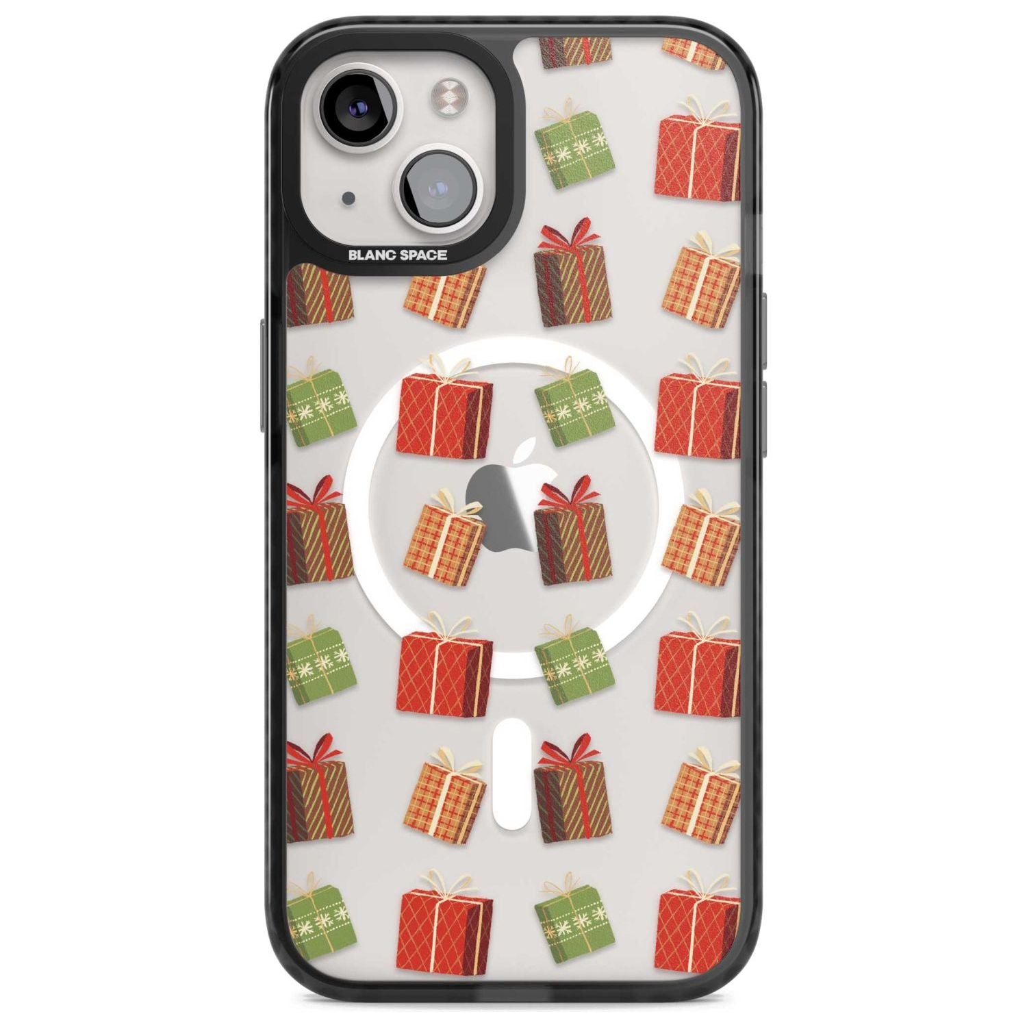 Christmas Presents Pattern Phone Case iPhone 15 Plus / Magsafe Black Impact Case,iPhone 15 / Magsafe Black Impact Case,iPhone 14 Plus / Magsafe Black Impact Case,iPhone 14 / Magsafe Black Impact Case,iPhone 13 / Magsafe Black Impact Case Blanc Space
