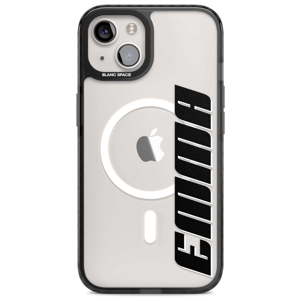 Personalised Clear Text  4A Custom Phone Case iPhone 15 Plus / Magsafe Black Impact Case,iPhone 15 / Magsafe Black Impact Case,iPhone 14 Plus / Magsafe Black Impact Case,iPhone 14 / Magsafe Black Impact Case,iPhone 13 / Magsafe Black Impact Case Blanc Space