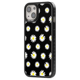 White Daisy Pattern (Black)