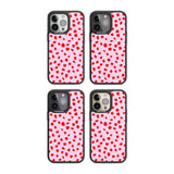 Red on Pink Dalmatian Polka Dot Spots