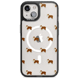 English Bulldog Dog Pattern Clear Phone Case iPhone 15 Plus / Magsafe Black Impact Case,iPhone 15 / Magsafe Black Impact Case,iPhone 14 Plus / Magsafe Black Impact Case,iPhone 14 / Magsafe Black Impact Case,iPhone 13 / Magsafe Black Impact Case Blanc Space