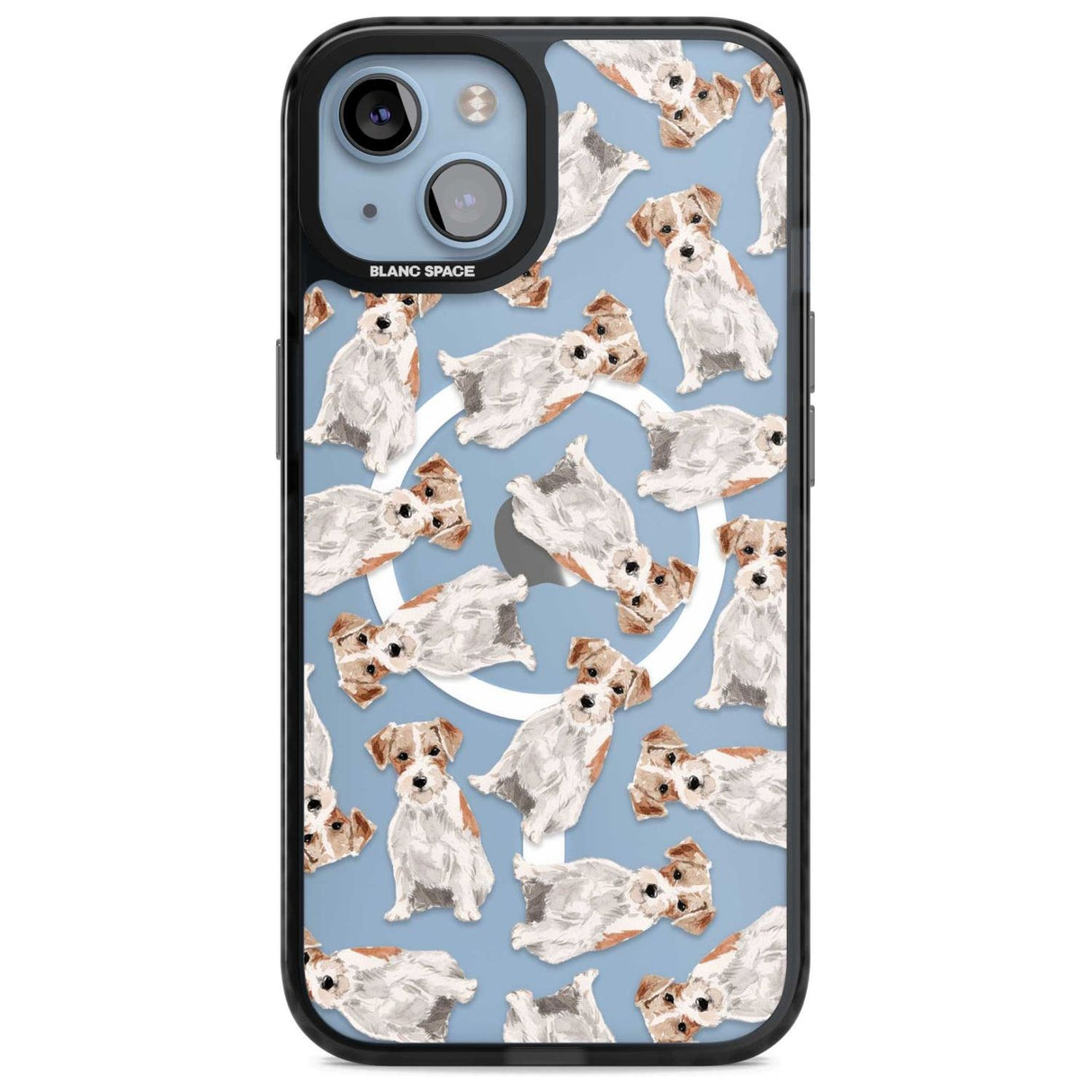 Wirehaired Jack Russell Watercolour Dog Pattern