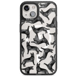 German Shepherd (Black) Watercolour Dog Pattern Phone Case iPhone 15 Plus / Magsafe Black Impact Case,iPhone 15 / Magsafe Black Impact Case,iPhone 14 Plus / Magsafe Black Impact Case,iPhone 14 / Magsafe Black Impact Case,iPhone 13 / Magsafe Black Impact Case Blanc Space