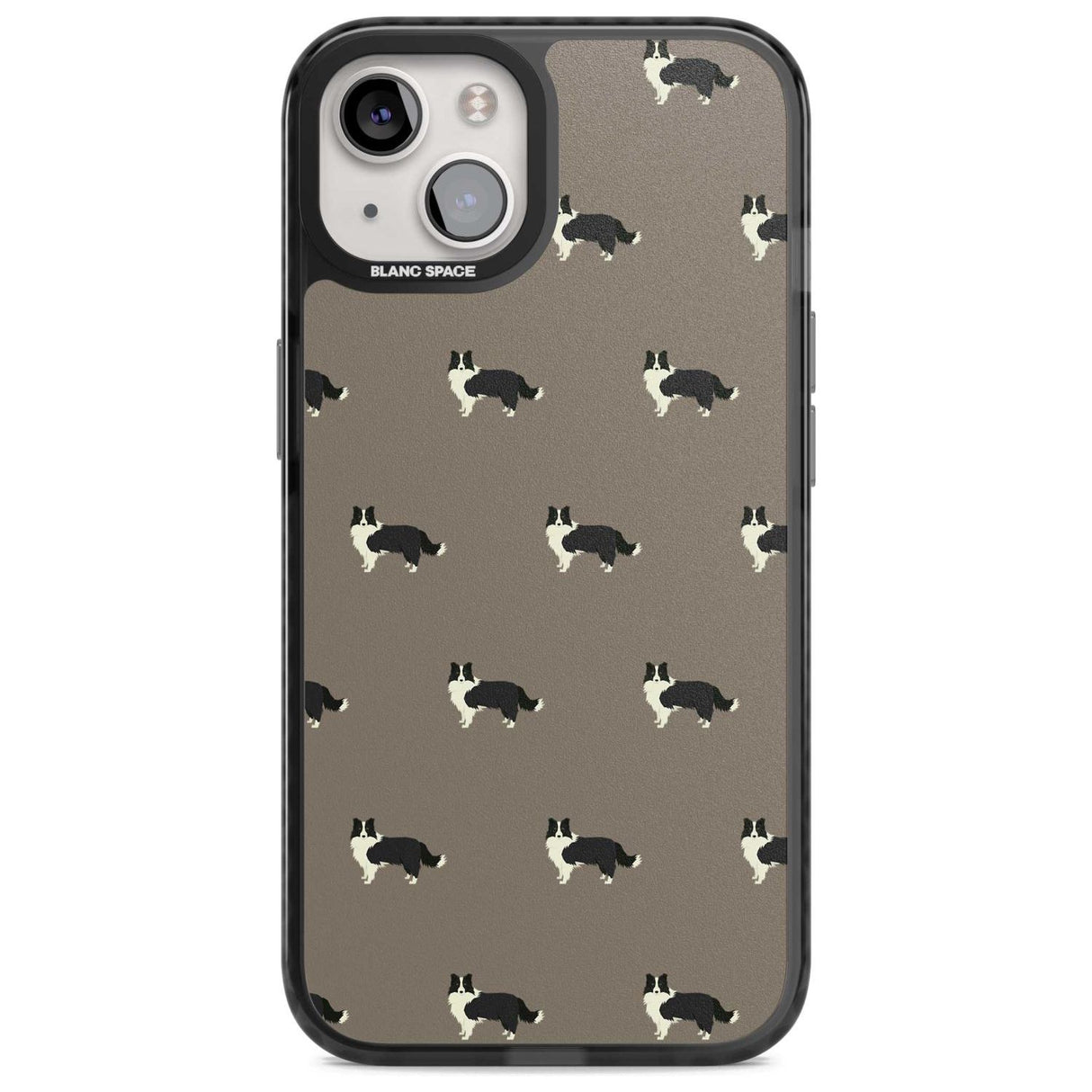 Border Collie Dog Pattern Phone Case iPhone 15 Plus / Magsafe Black Impact Case,iPhone 15 / Magsafe Black Impact Case,iPhone 14 Plus / Magsafe Black Impact Case,iPhone 14 / Magsafe Black Impact Case,iPhone 13 / Magsafe Black Impact Case Blanc Space