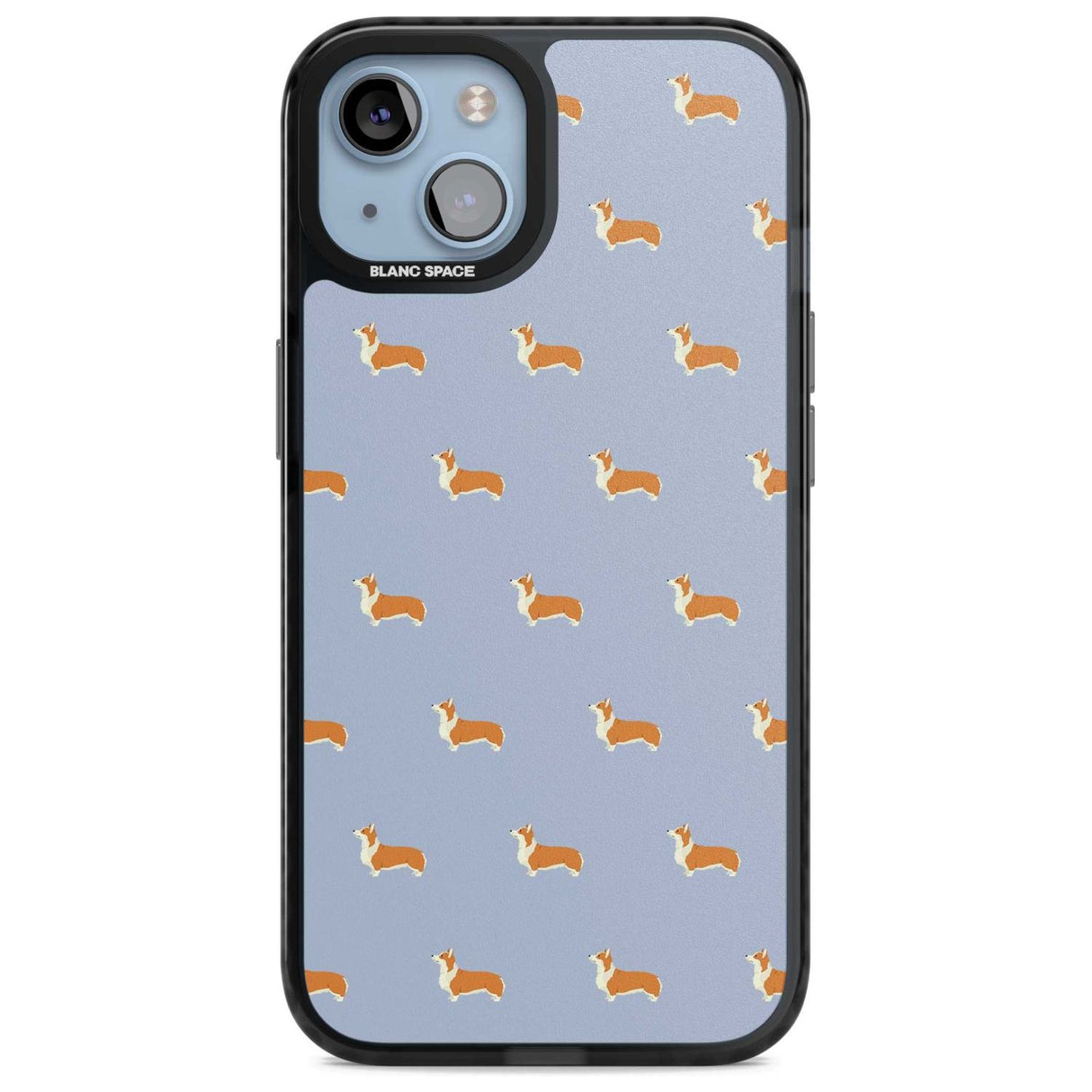 Pembroke Welsh Corgi Dog Pattern Phone Case iPhone 15 Plus / Magsafe Black Impact Case,iPhone 15 / Magsafe Black Impact Case,iPhone 14 Plus / Magsafe Black Impact Case,iPhone 14 / Magsafe Black Impact Case,iPhone 13 / Magsafe Black Impact Case Blanc Space