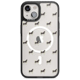 Alaskan Malamute Dog Pattern Clear Phone Case iPhone 15 Plus / Magsafe Black Impact Case,iPhone 15 / Magsafe Black Impact Case,iPhone 14 Plus / Magsafe Black Impact Case,iPhone 14 / Magsafe Black Impact Case,iPhone 13 / Magsafe Black Impact Case Blanc Space