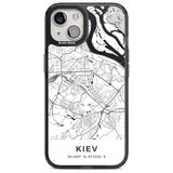 Map of Kiev, Ukraine Phone Case iPhone 15 Plus / Magsafe Black Impact Case,iPhone 15 / Magsafe Black Impact Case,iPhone 14 Plus / Magsafe Black Impact Case,iPhone 14 / Magsafe Black Impact Case,iPhone 13 / Magsafe Black Impact Case Blanc Space