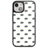 Gold Eyes Psychedelic Eyes Pattern Phone Case iPhone 15 Plus / Magsafe Black Impact Case,iPhone 15 / Magsafe Black Impact Case,iPhone 14 Plus / Magsafe Black Impact Case,iPhone 14 / Magsafe Black Impact Case,iPhone 13 / Magsafe Black Impact Case Blanc Space